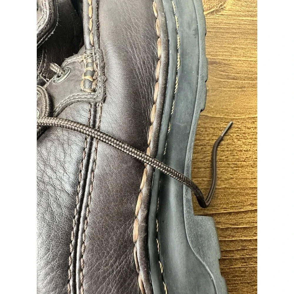 Vintage Cabela's Brown Leather GORE-TEX Stitched Moc-toe Work Boots Men's US 11W